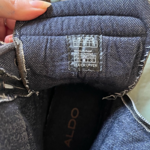 ALDO Mens zipper boots - size 12 - Picture 2 of 6